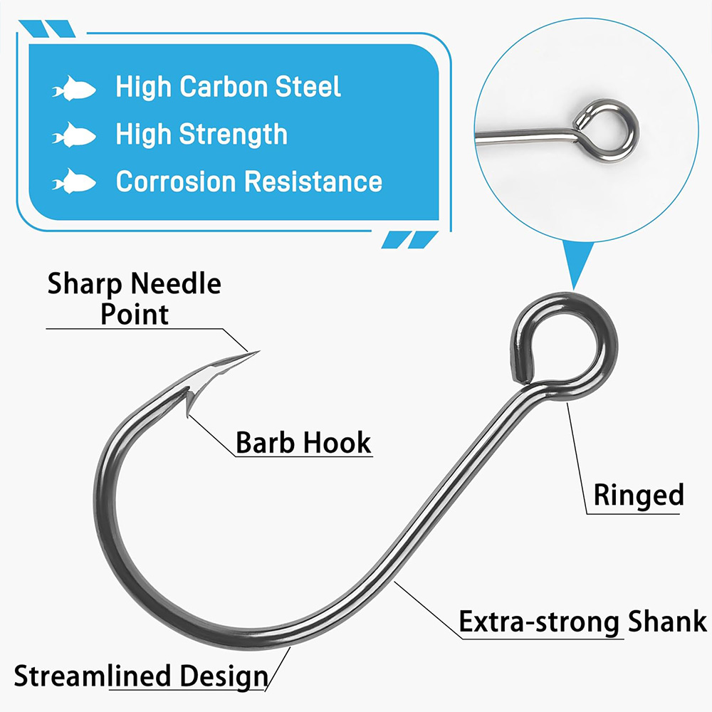 70Pcs Fishing Inline Single Ho - đánh giá và giá Fishing Hook Assortment